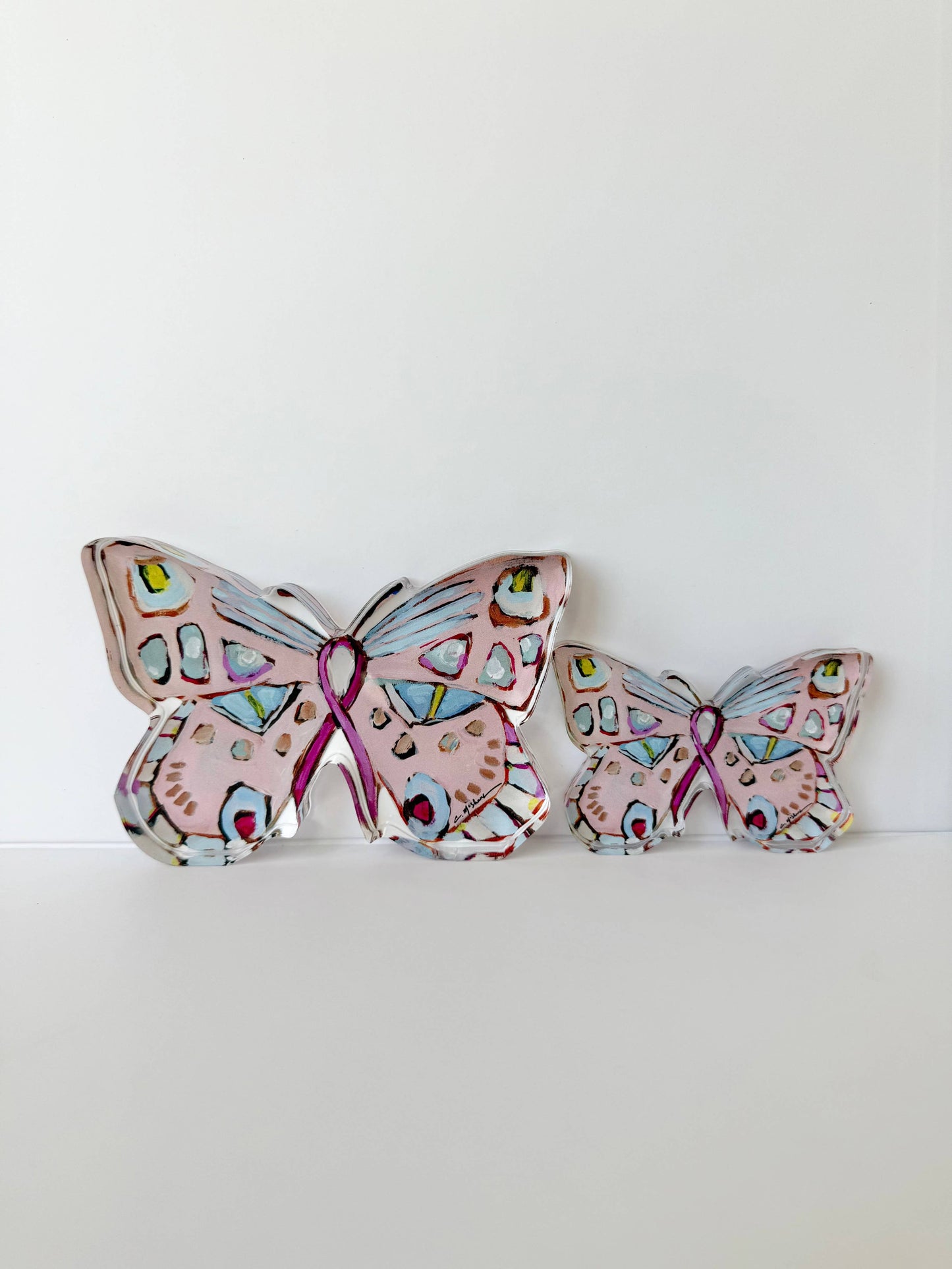 "Butterfly of Hope II" Acrylic Mini Shelfie