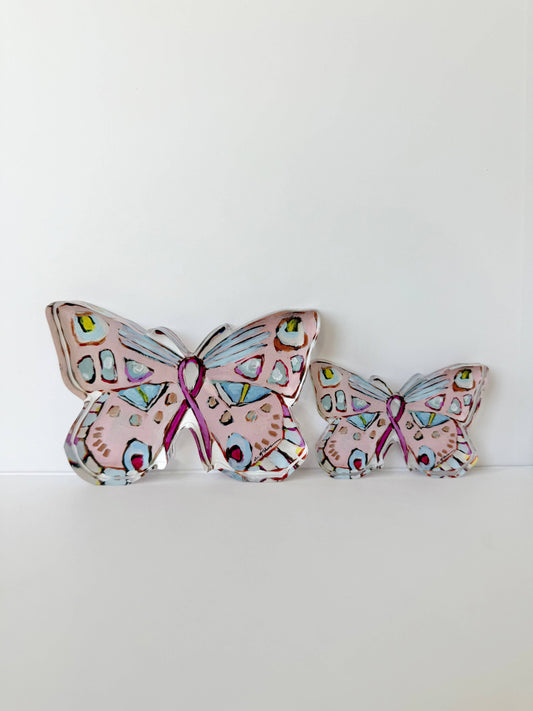 "Butterfly of Hope II" Acrylic Mini Shelfie