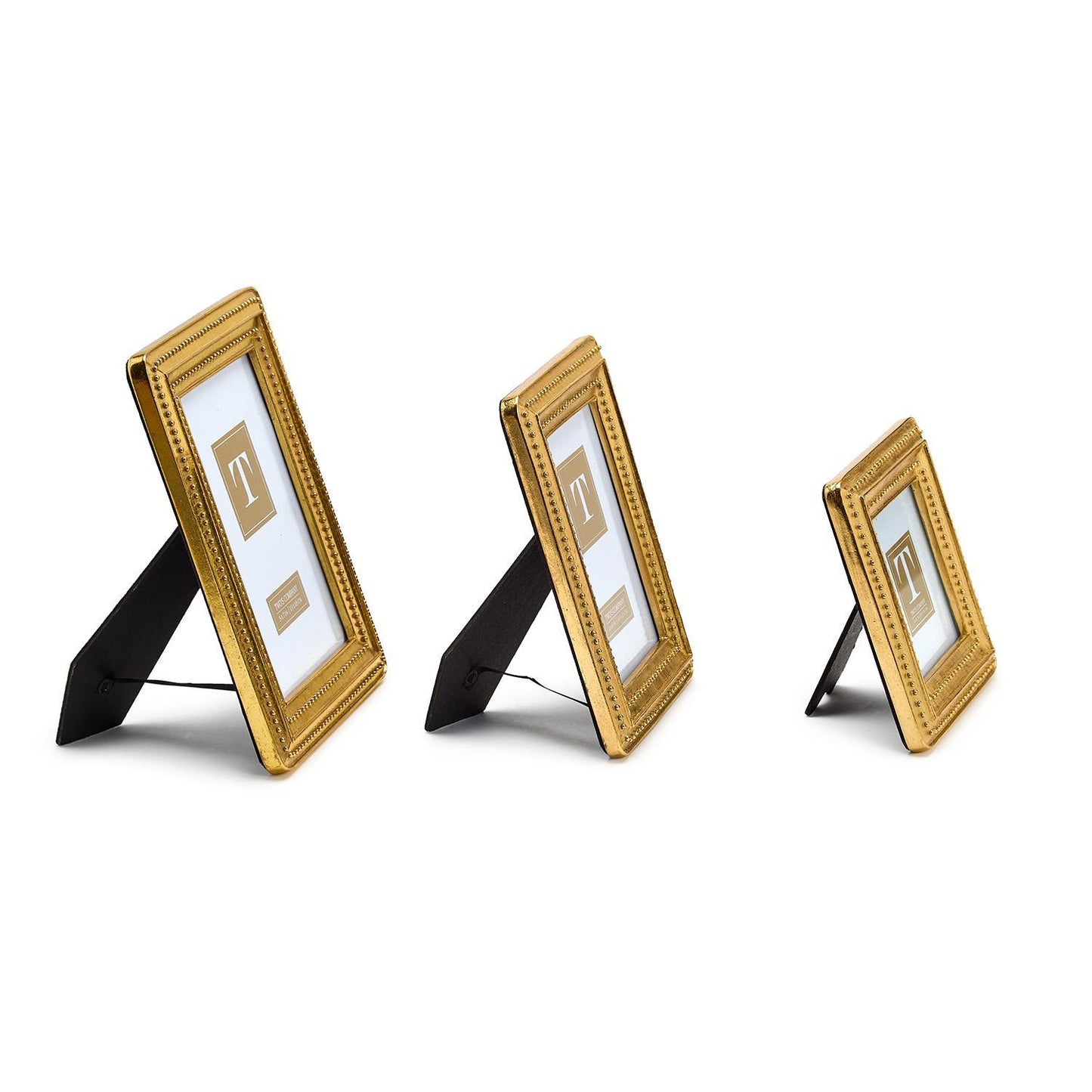 Gold Beaded Edge Photo Frame 4x6