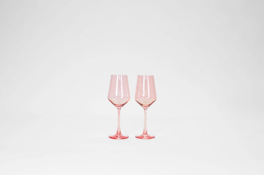 Tickle Me Pink | Colored Wine Glass