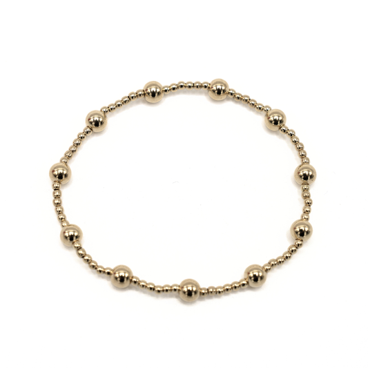 2mm The Malibu 14k Gold-Filled Beaded Bracelet | 7"