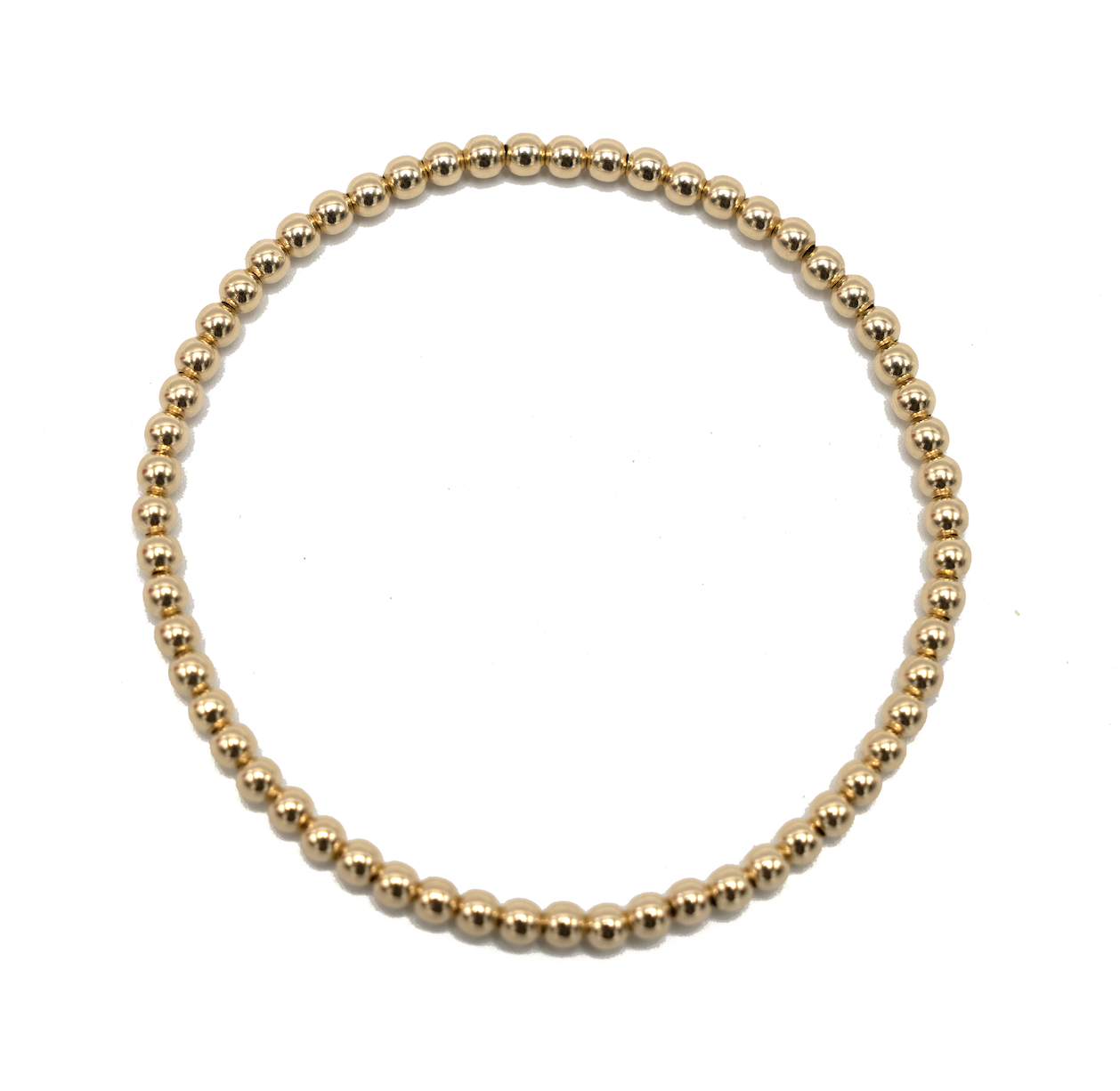 3mm Gold Filled Karma Waterproof Bracelet | 7"