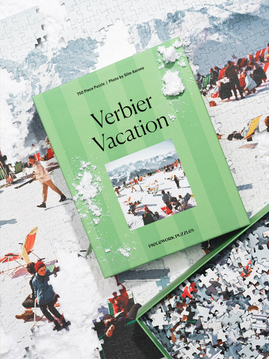 Verbier Vacation | Slim Aarons Collab | 750 Piece Puzzle