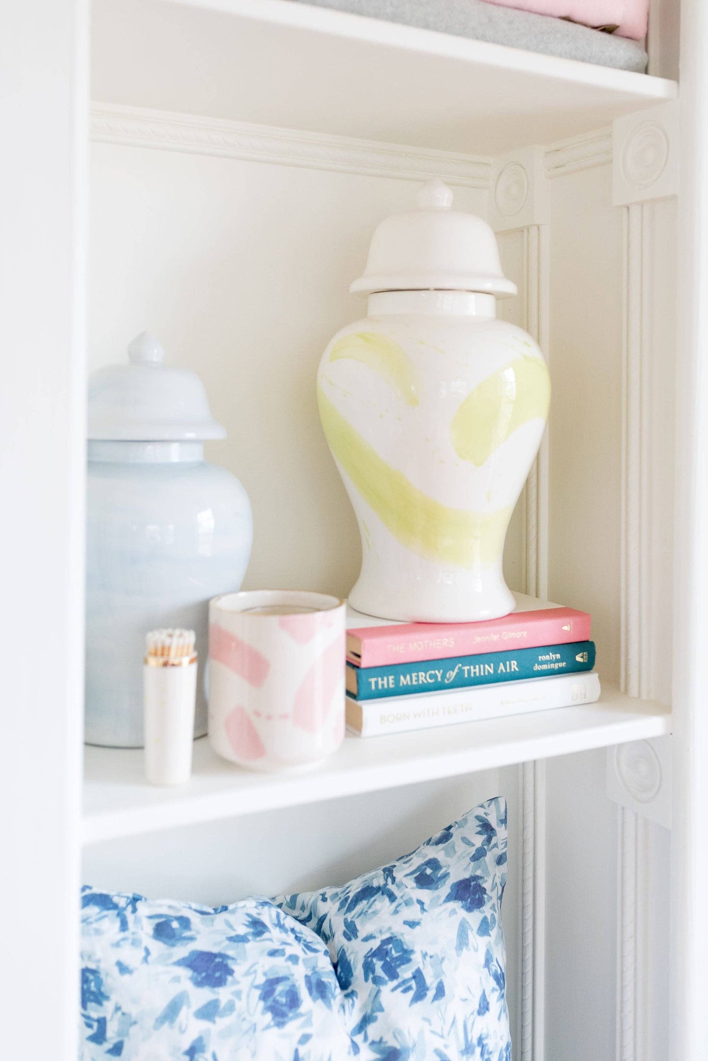 Hydrangea Light Blue Ginger Jar | Small