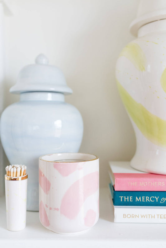 Hydrangea Light Blue Ginger Jar | Small