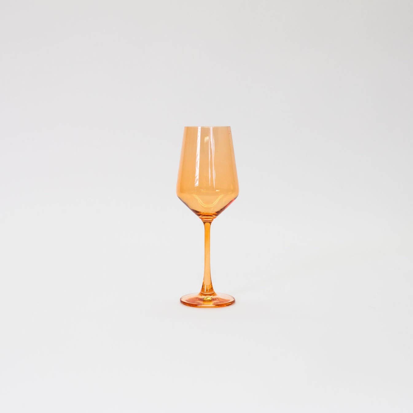 Creamsicle Orange | Colored Wine Glass