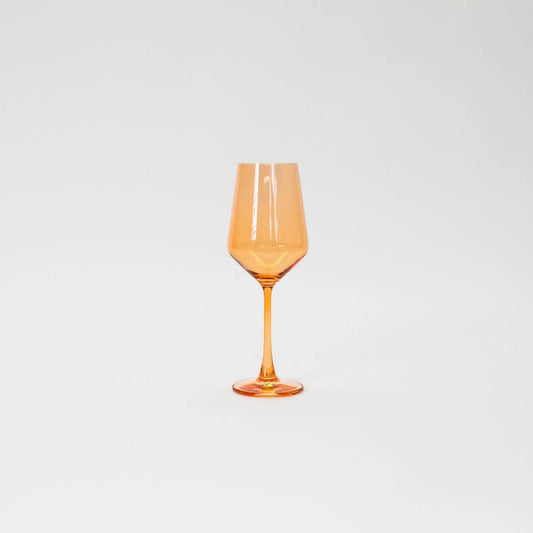 Creamsicle Orange | Colored Wine Glass