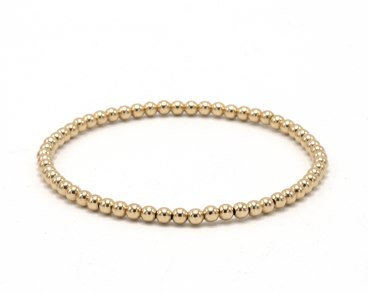3mm Gold Filled Karma Waterproof Bracelet | 7"