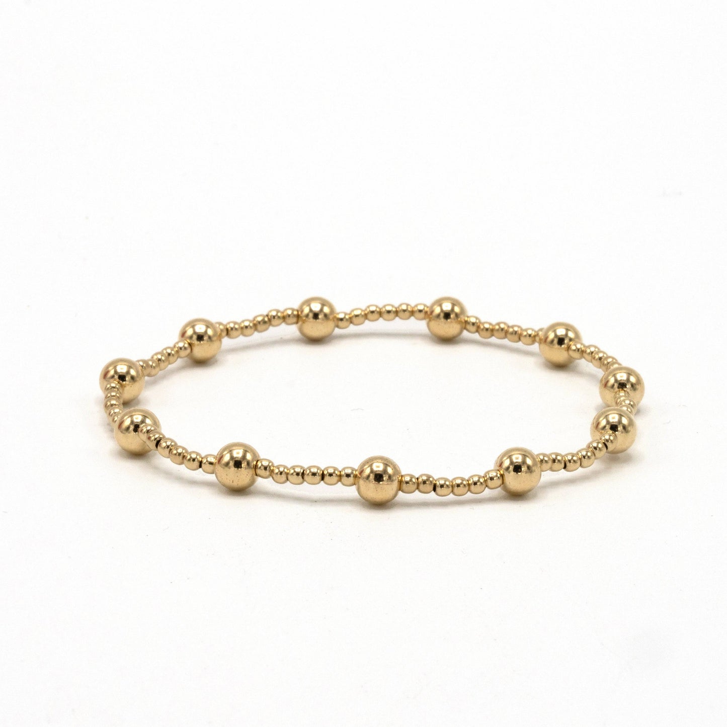 2mm The Malibu 14k Gold-Filled Beaded Bracelet | 7"