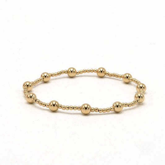 2mm The Malibu 14k Gold-Filled Beaded Bracelet | 7"