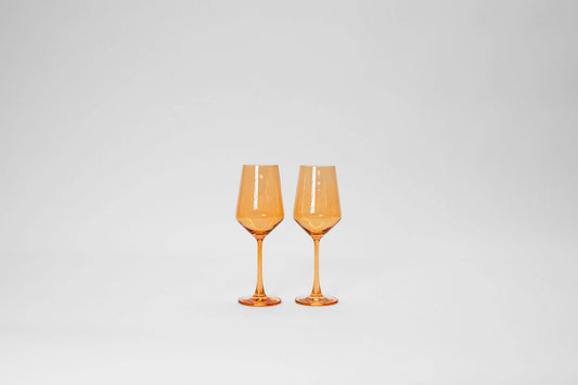 Creamsicle Orange | Colored Wine Glass