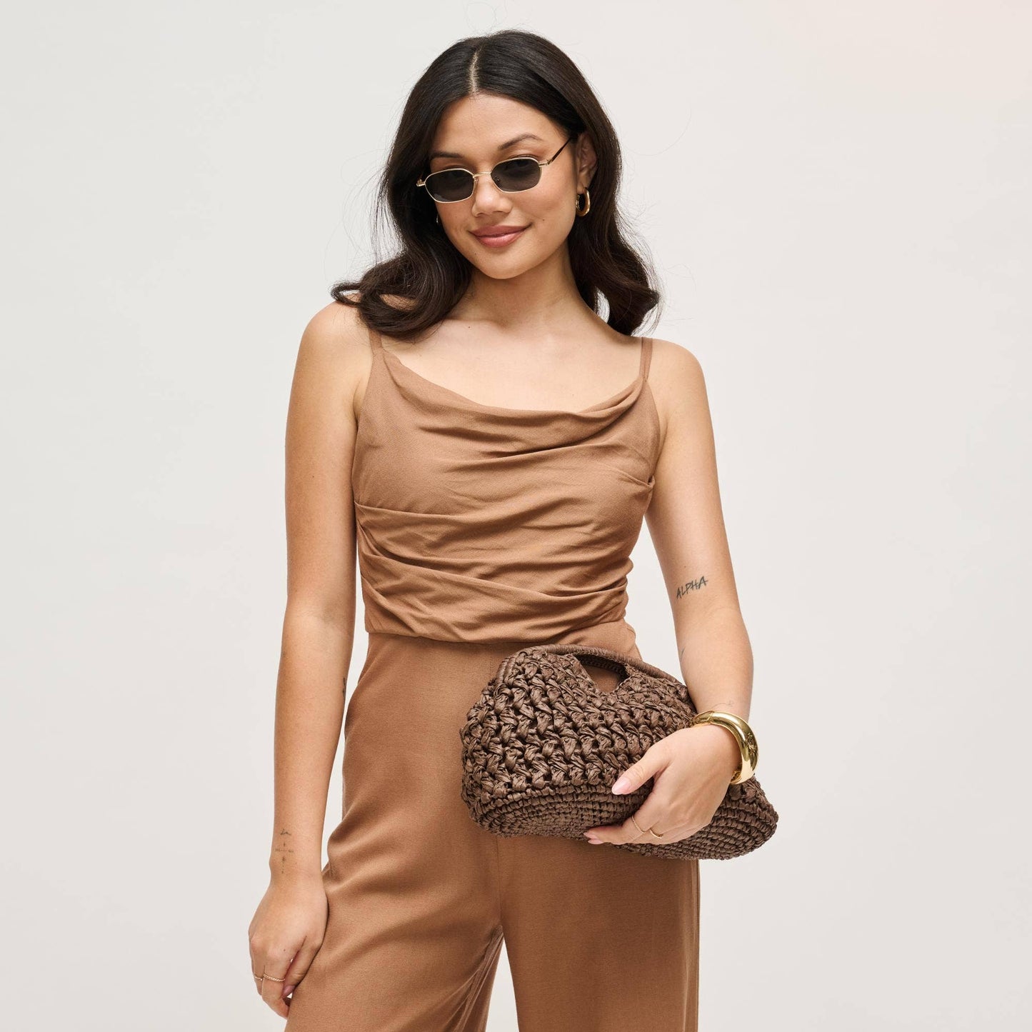 Abigail Crossbody Chocolate