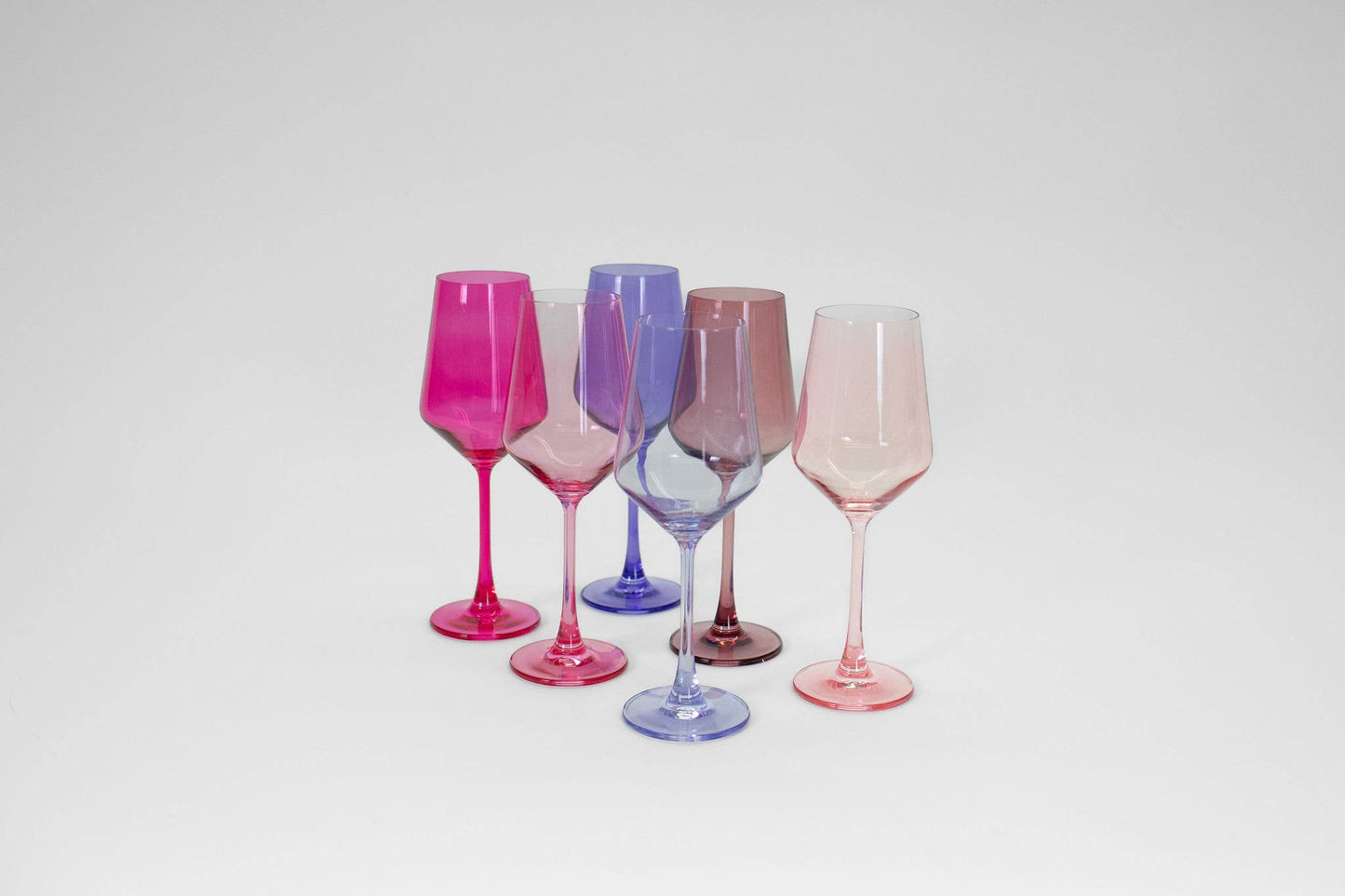 Tickle Me Pink | Colored Wine Glass