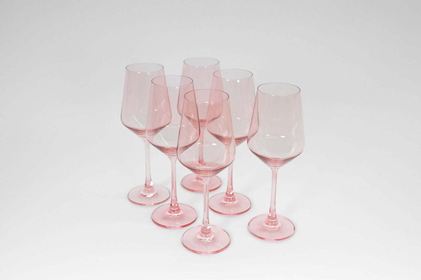 Tickle Me Pink | Colored Wine Glass