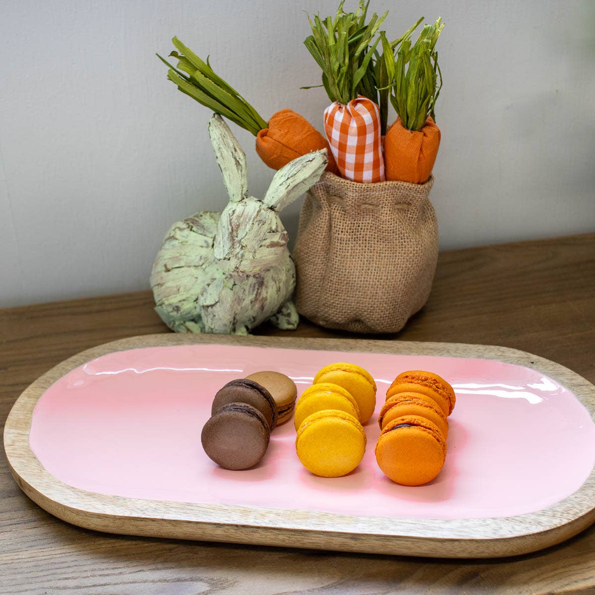 Hogan Serving Tray | Natural/Pink