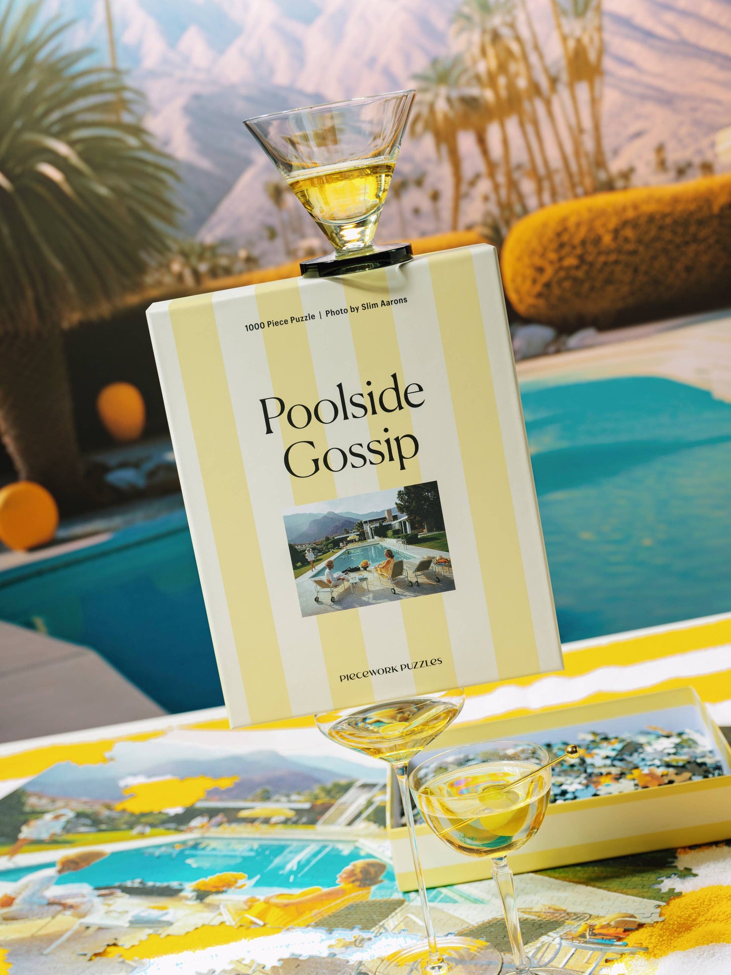 Poolside Gossip | Slim Aarons Collab | 1000 Piece Puzzle