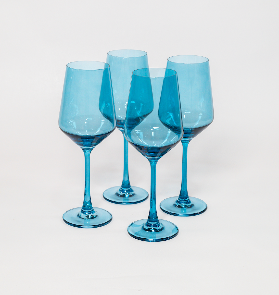 Blue Lagoon | Colored Wine Glass