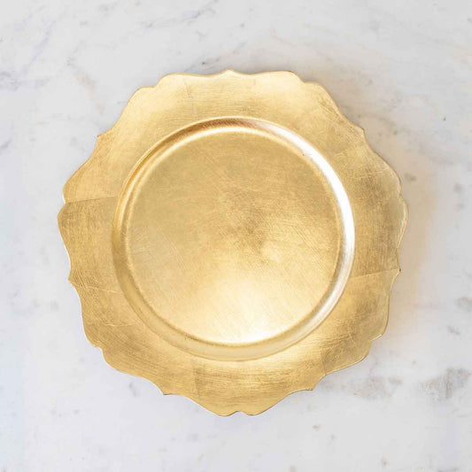 Cartouche Charger | Gold  13"