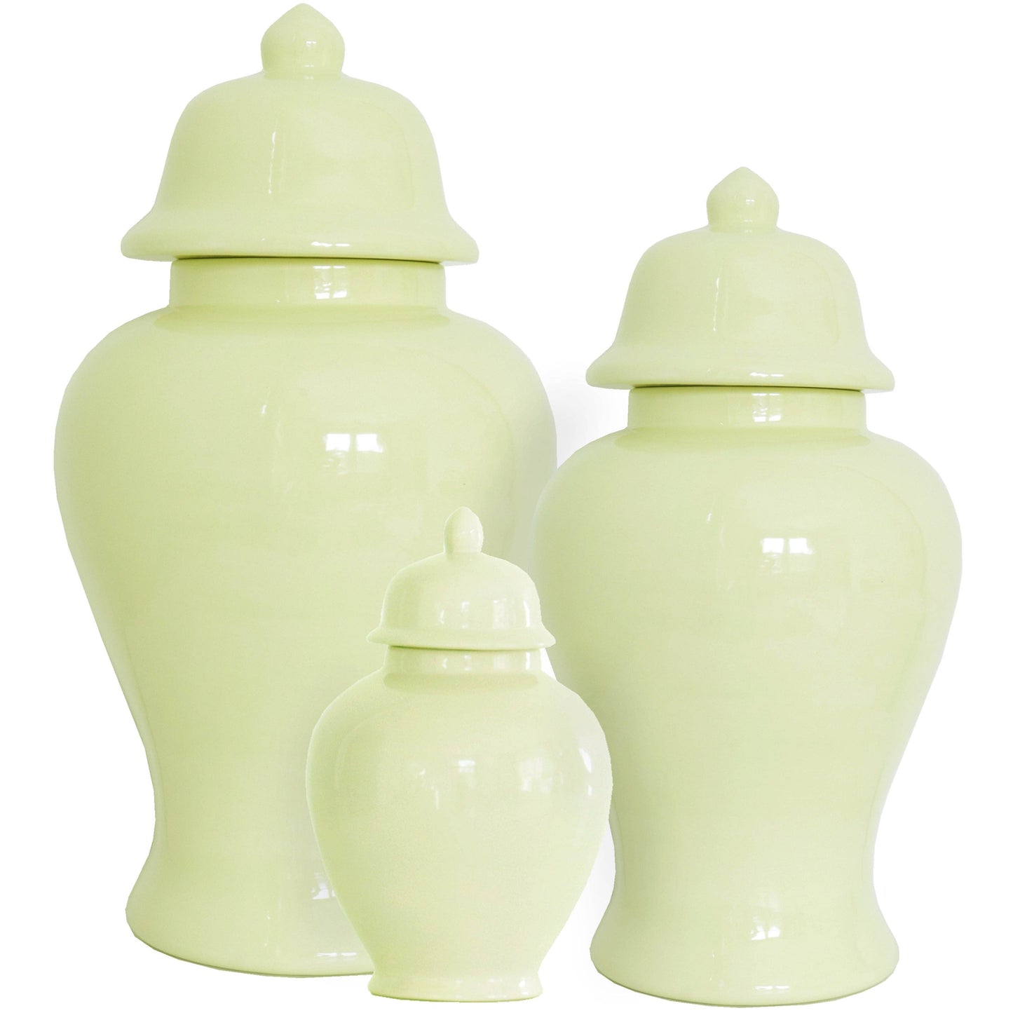 Spring Green Ginger Jar | Small
