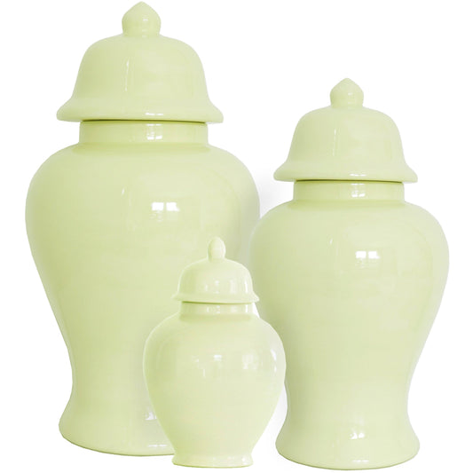 Spring Green Ginger Jar | Small