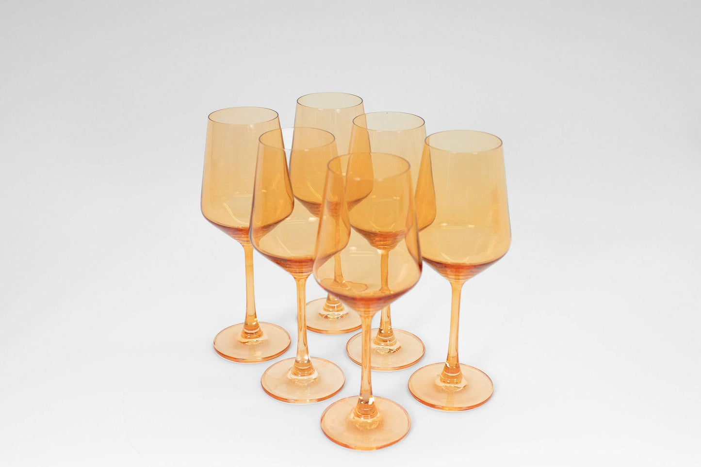 Creamsicle Orange | Colored Wine Glass