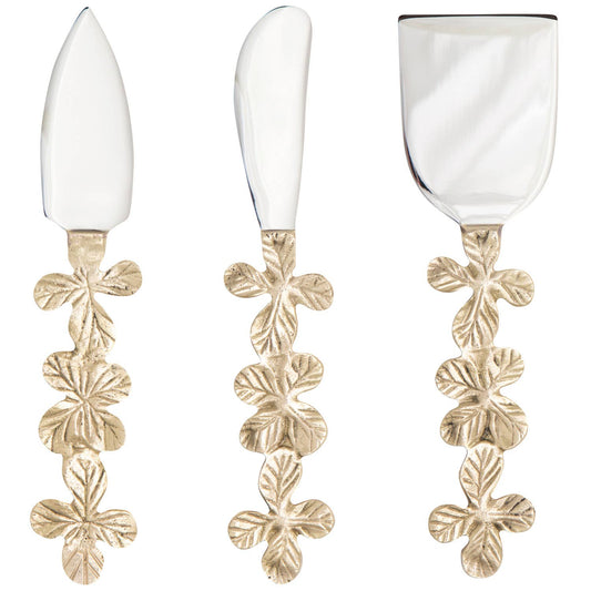 Clover Cheese Knives Set of 3
