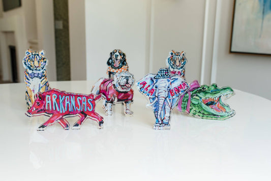 "Auburn Tiger II" Acrylic Shelfie Small