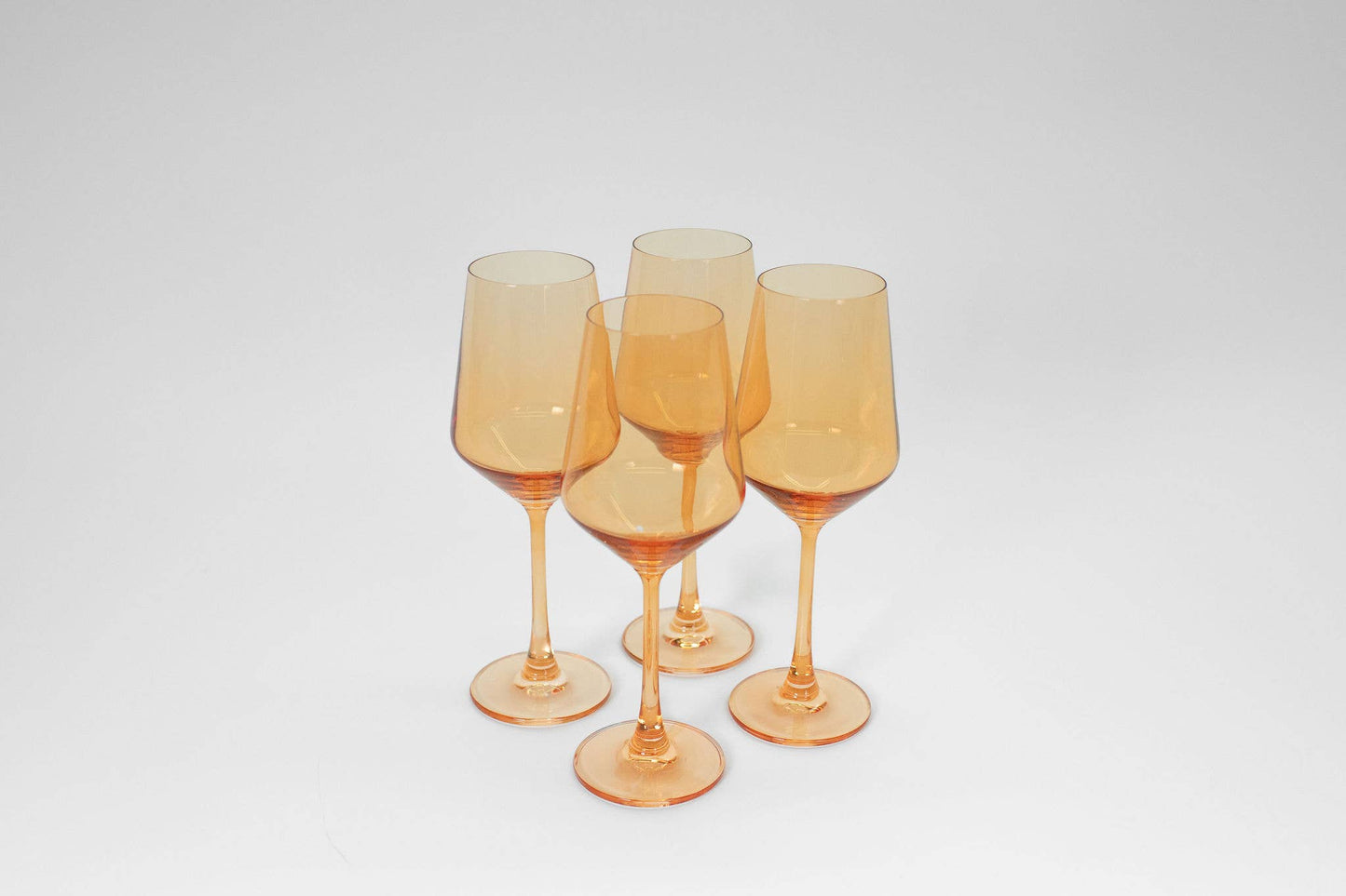 Creamsicle Orange | Colored Wine Glass