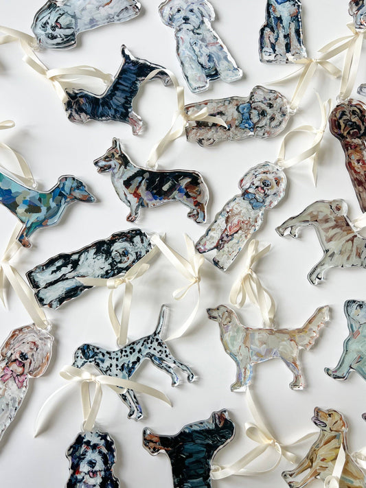 "Golden Retriever Dark" Ornament