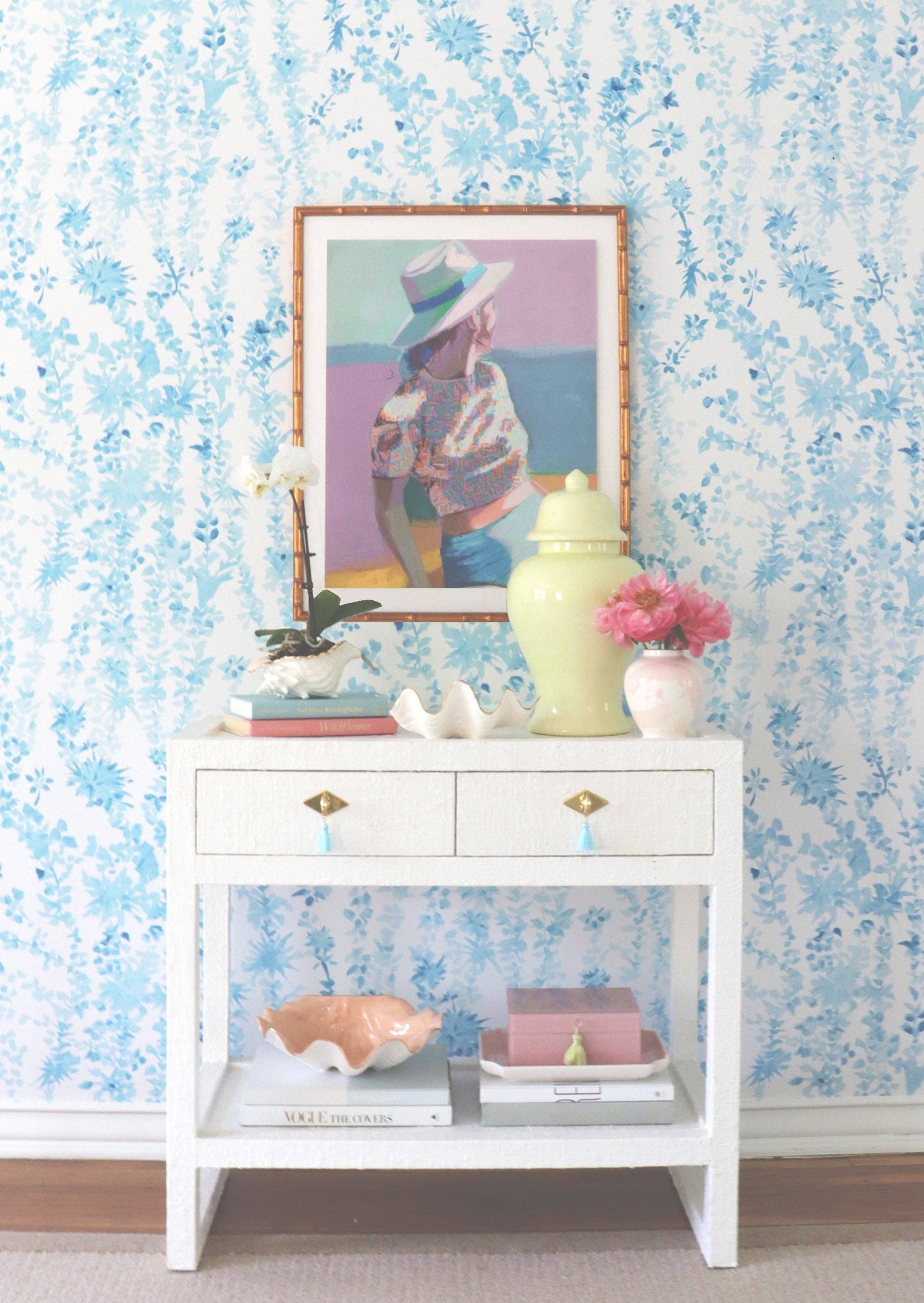 Clam Shell Bowl with 22K Gold Accent | Blush, Small