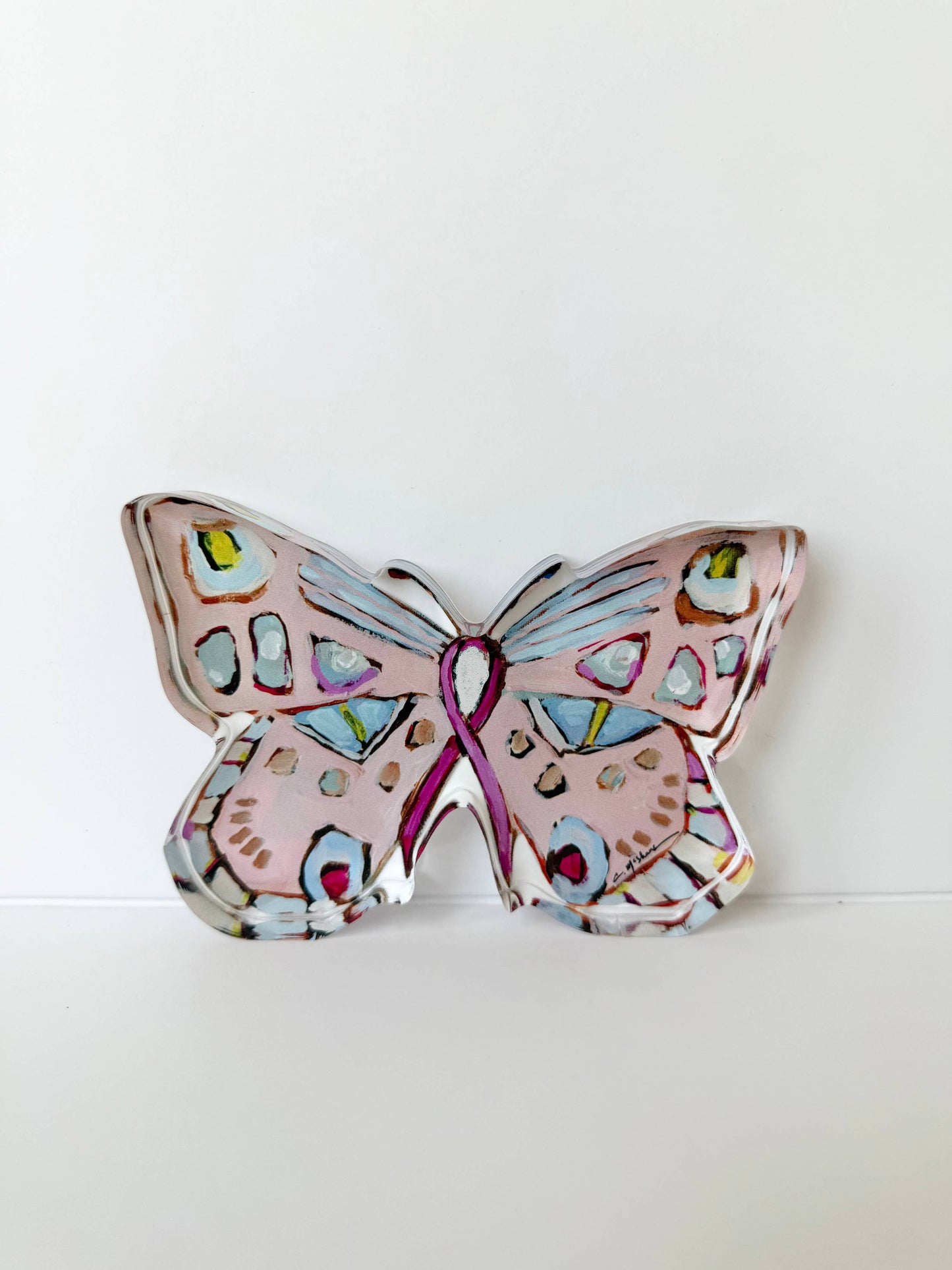 "Butterfly of Hope II" Acrylic Mini Shelfie